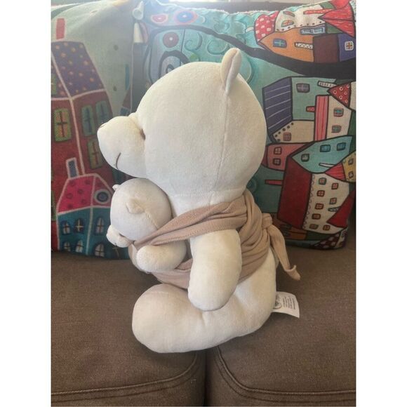 Rare Sleepy Bear Sleepy Wrap Organic Mama & Baby Bears Wrapped EUC - Picture 2 of 9